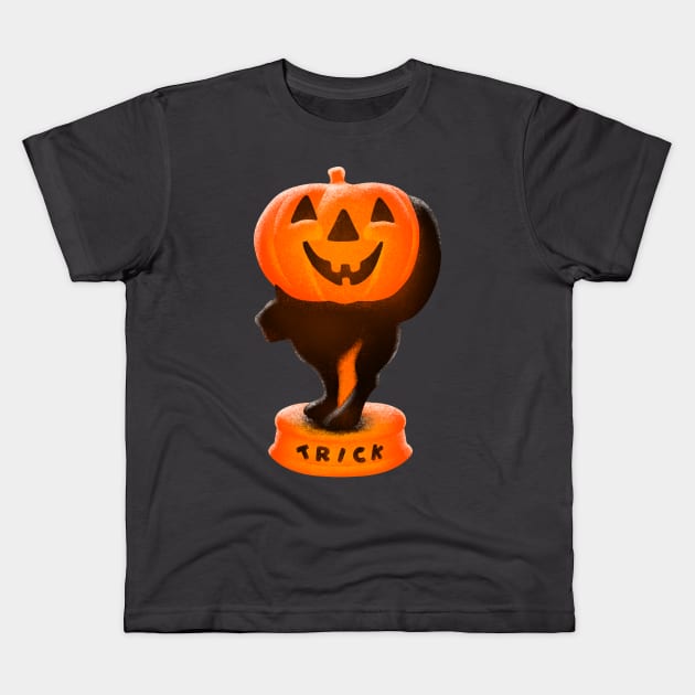 Halloween Blowmold Kids T-Shirt by tommartinart